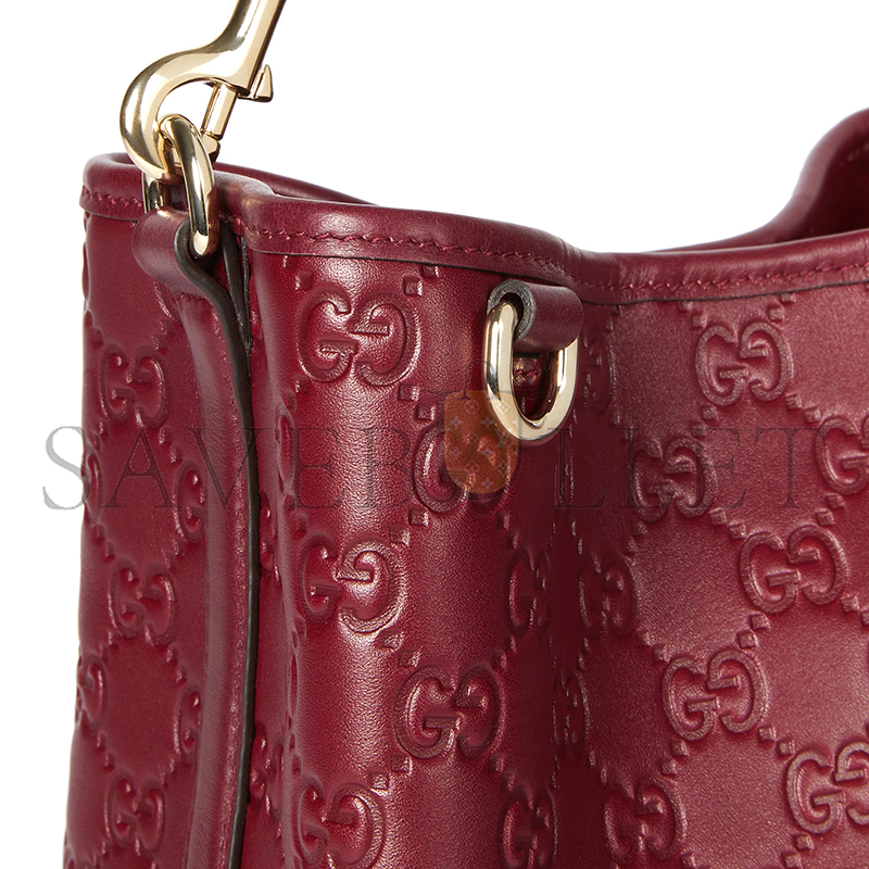 GUCCI GG EMBLEM SMALL BUCKET BAG 815118 (19*18*11cm) GUCCI GG EMBLEM SMALL BUCKET BAG 815118 (19*18*11cm)